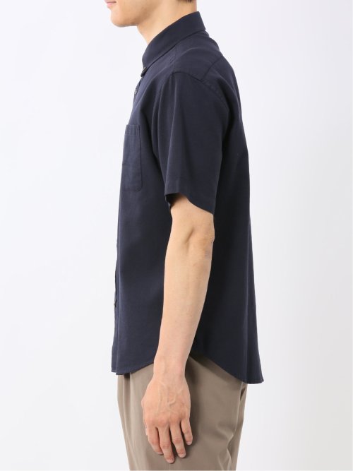 綿100% ドビー ボタンダウン半袖シャツ