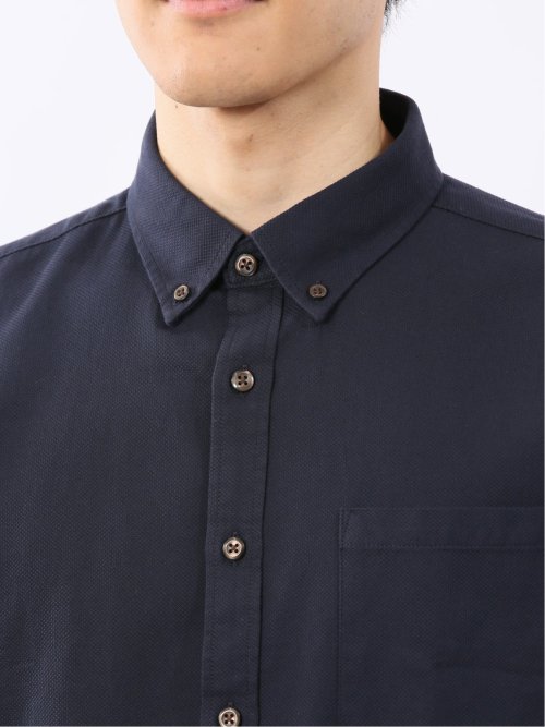 綿100% ドビー ボタンダウン半袖シャツ