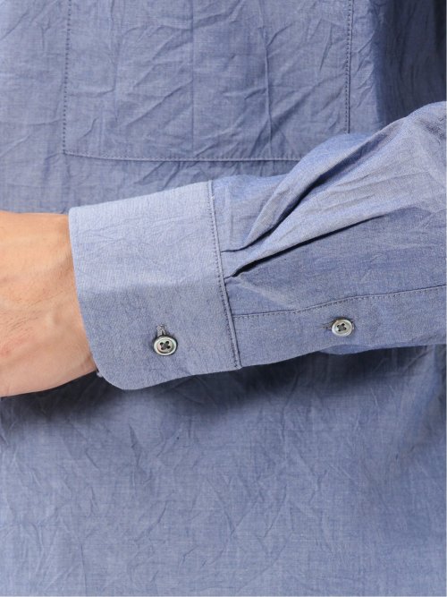 ポートブリッジ/Port Bridge 綿100% タイプライター レギュラーカラー長袖シャツ