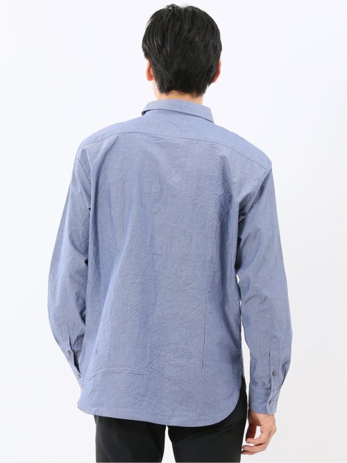 ポートブリッジ/Port Bridge 綿100% タイプライター レギュラーカラー長袖シャツ