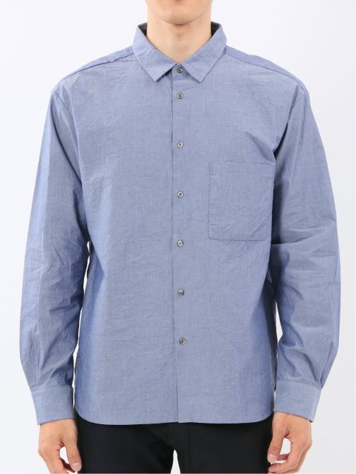 ポートブリッジ/Port Bridge 綿100% タイプライター レギュラーカラー長袖シャツ