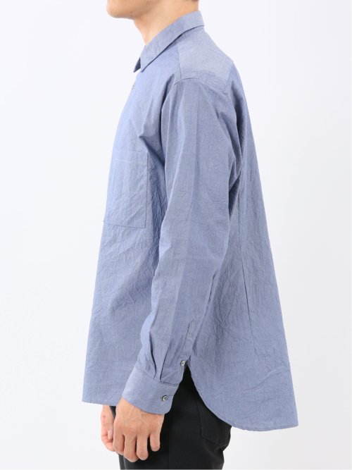 ポートブリッジ/Port Bridge 綿100% タイプライター レギュラーカラー長袖シャツ