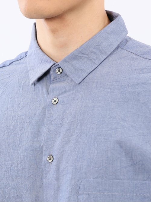 ポートブリッジ/Port Bridge 綿100% タイプライター レギュラーカラー長袖シャツ