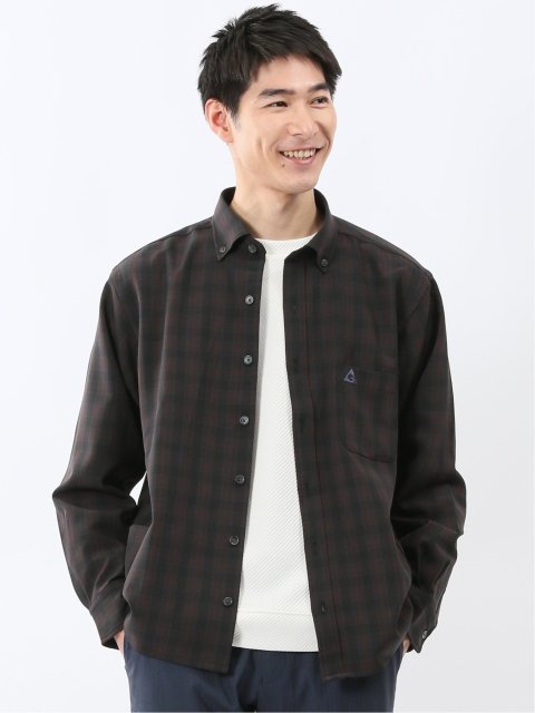 ジェリー/GERRY オンブレチェック 長袖シャツアウター