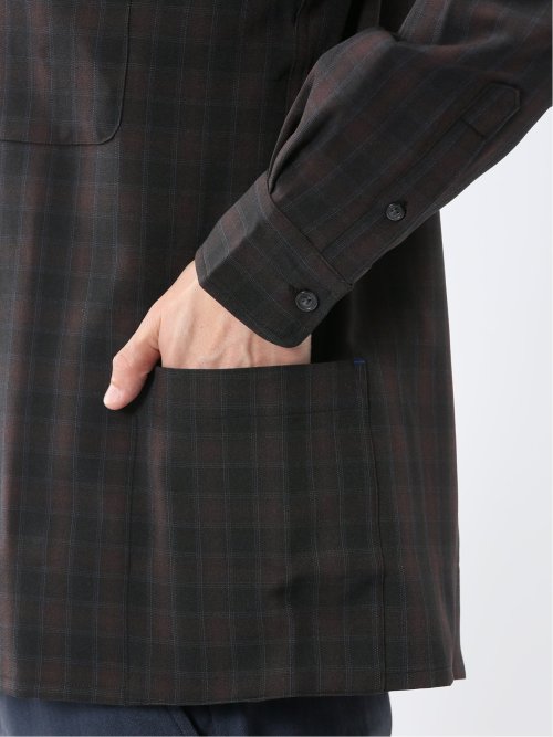 ジェリー/GERRY オンブレチェック 長袖シャツアウター