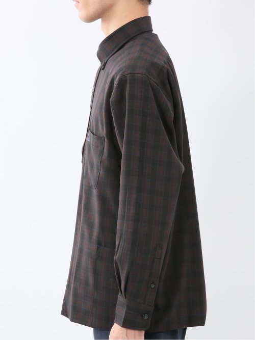 ジェリー/GERRY オンブレチェック 長袖シャツアウター