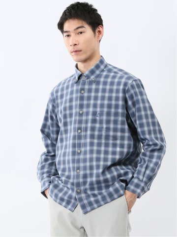 ジェリー/GERRY オンブレチェック 長袖シャツアウター