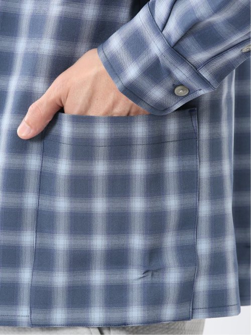 ジェリー/GERRY オンブレチェック 長袖シャツアウター