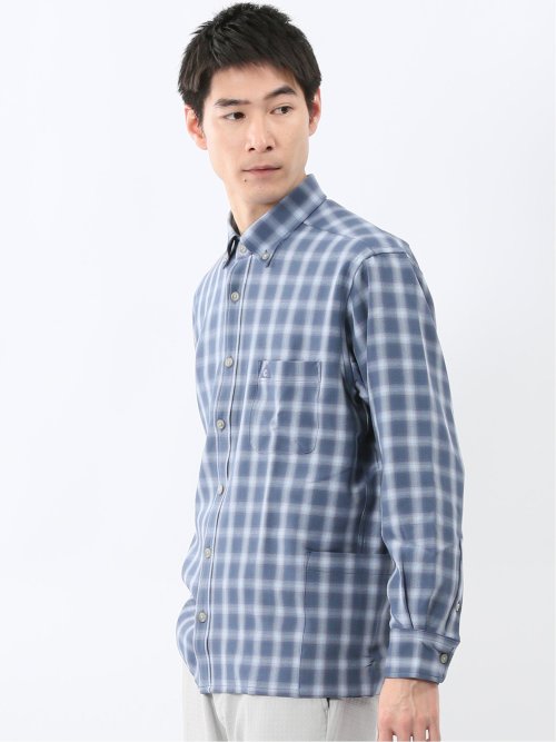ジェリー/GERRY オンブレチェック 長袖シャツアウター