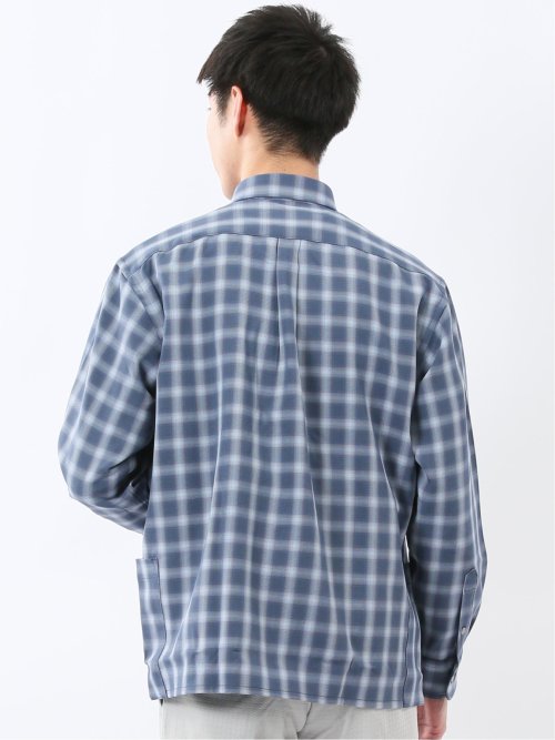 ジェリー/GERRY オンブレチェック 長袖シャツアウター