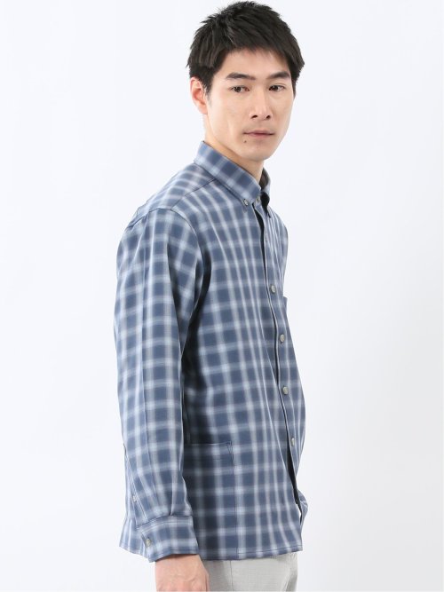 ジェリー/GERRY オンブレチェック 長袖シャツアウター