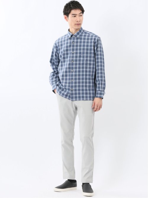 ジェリー/GERRY オンブレチェック 長袖シャツアウター