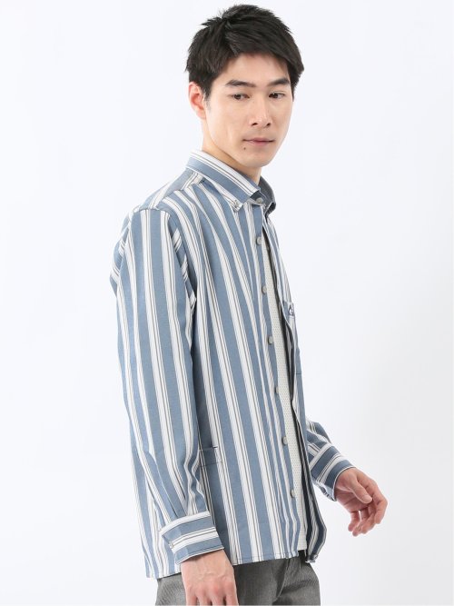 ジェリー/GERRY ストライプ 長袖シャツアウター