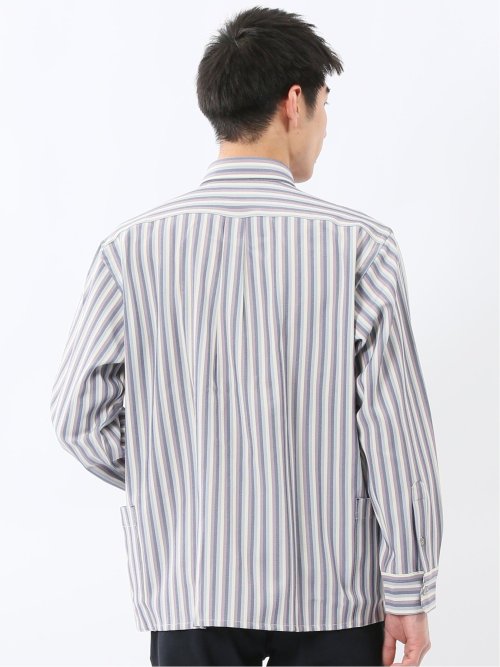 ジェリー/GERRY ストライプ 長袖シャツアウター