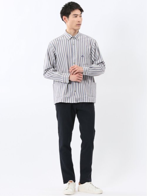 ジェリー/GERRY ストライプ 長袖シャツアウター