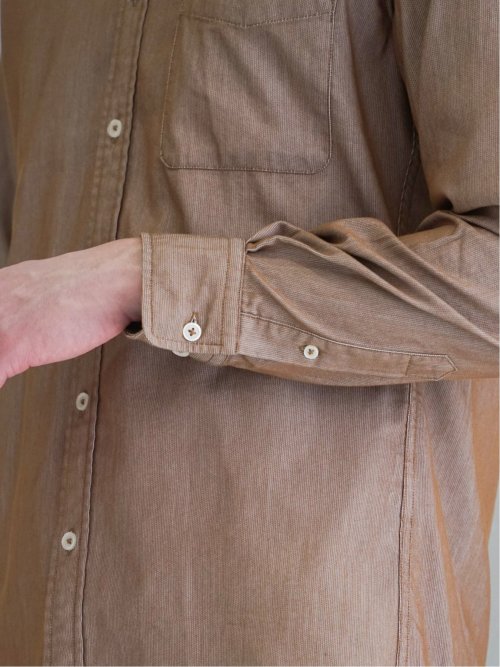 コードレーン バンドカラー長袖シャツ