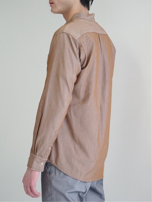 コードレーン バンドカラー長袖シャツ