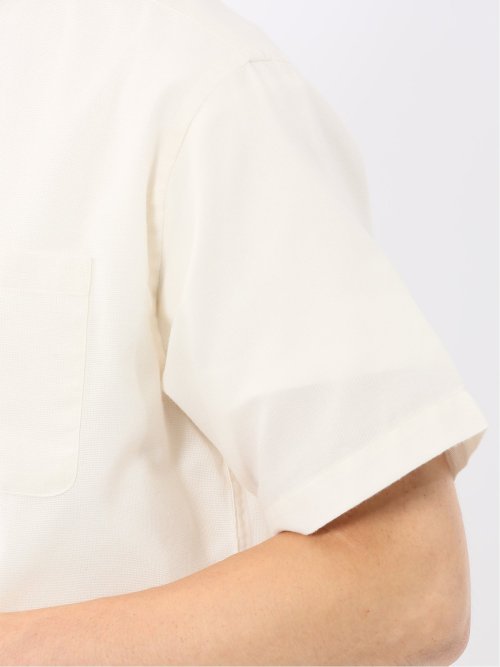 吸水速乾 パナマ ボタンダウン半袖シャツ