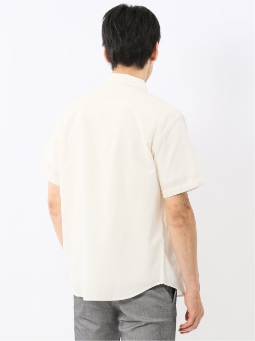 吸水速乾 パナマ ボタンダウン半袖シャツ