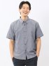 吸水速乾 パナマ ボタンダウン半袖シャツ