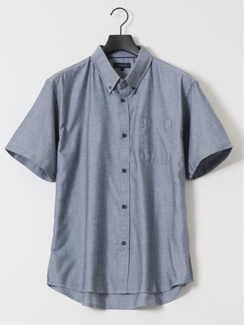吸水速乾 パナマ ボタンダウン半袖シャツ