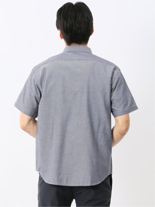 吸水速乾 パナマ ボタンダウン半袖シャツ