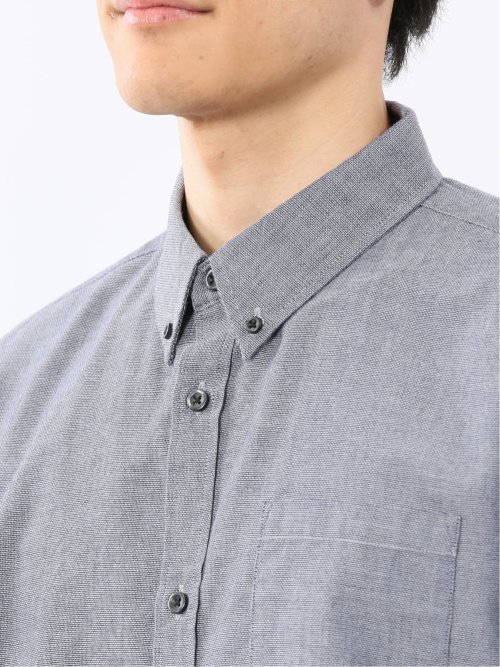 吸水速乾 パナマ ボタンダウン半袖シャツ