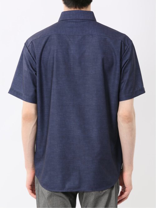 ハケメプリント レギュラーカラー半袖シャツ