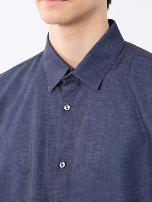 ハケメプリント レギュラーカラー半袖シャツ