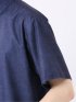 ストレッチ 吸水速乾 ノンアイロン トリコット ハケメ ボタンダウン 半袖 シャツ メンズ