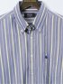 【大きいサイズ】ポロ・ビーシーエス/POLO BCS ツイルストライプ ボタンダウン長袖シャツ