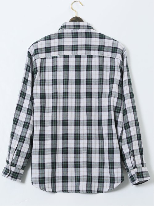 【大きいサイズ】ポロ・ビーシーエス/POLO BCS ダブルガーゼチェック ボタンダウン長袖シャツ