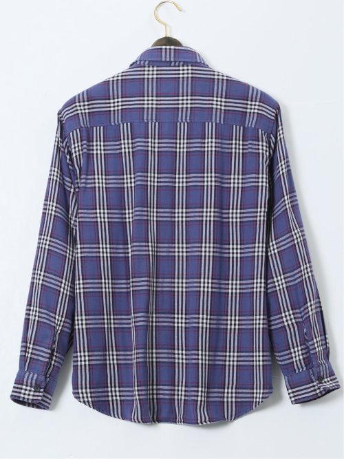 【大きいサイズ】ポロ・ビーシーエス/POLO BCS ダブルガーゼチェック ボタンダウン長袖シャツ