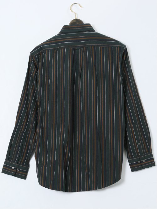 【大きいサイズ】ポロ・ビーシーエス/POLO BCS 綿ビエラ 起毛ストライプ ボタンダウン長袖シャツ