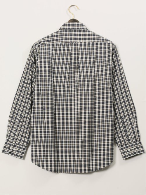 【大きいサイズ】ポロ・ビーシーエス/POLO BCS 綿ビエラ 起毛チェック ボタンダウン長袖シャツ