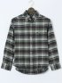 【大きいサイズ】ポロ・ビーシーエス/POLO BCS 綿ツイル 起毛チェック ボタンダウン長袖シャツ