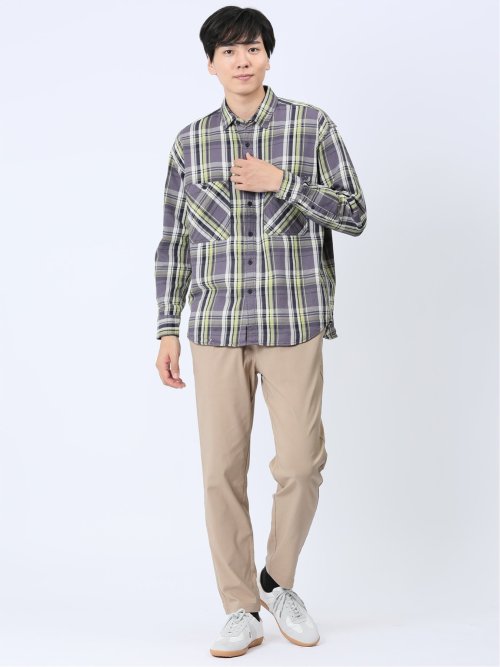 【WEB限定】ジェリー/GERRY ヘビーツイル チェックシャツ