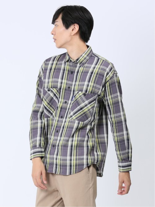 【WEB限定】ジェリー/GERRY ヘビーツイル チェックシャツ