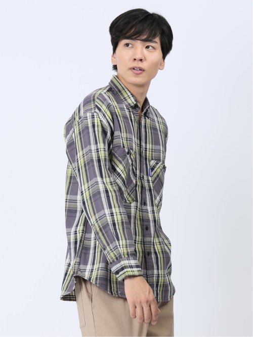 【WEB限定】ジェリー/GERRY ヘビーツイル チェックシャツ