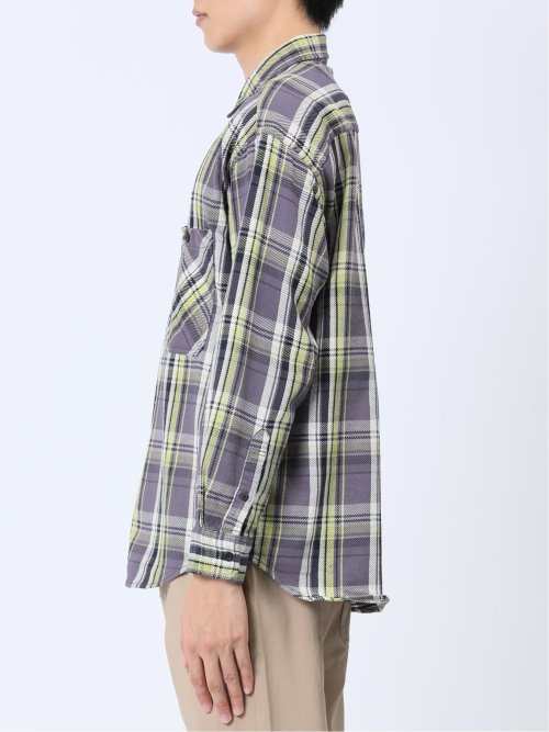 【WEB限定】ジェリー/GERRY ヘビーツイル チェックシャツ