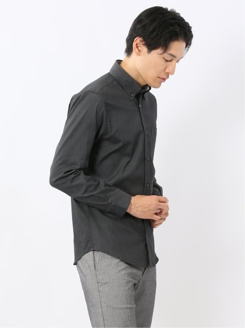 ストレッチ ソラーロ ボタンダウン長袖シャツ