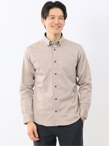 ストレッチ ソラーロ ボタンダウン長袖シャツ