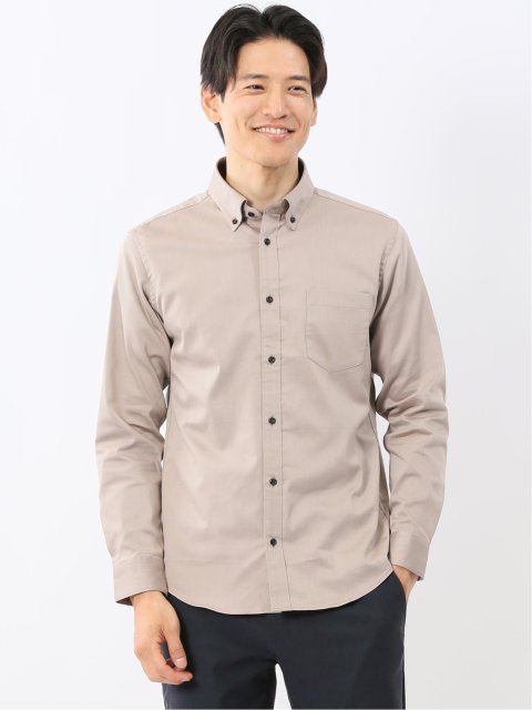 ストレッチ ソラーロ ボタンダウン長袖シャツ