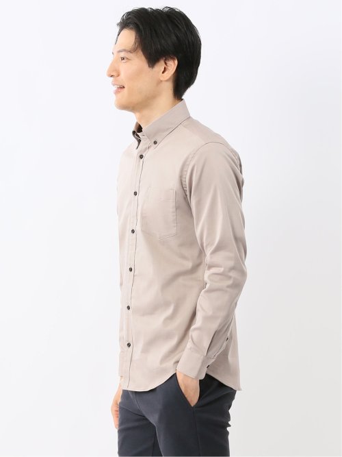 ストレッチ ソラーロ ボタンダウン長袖シャツ