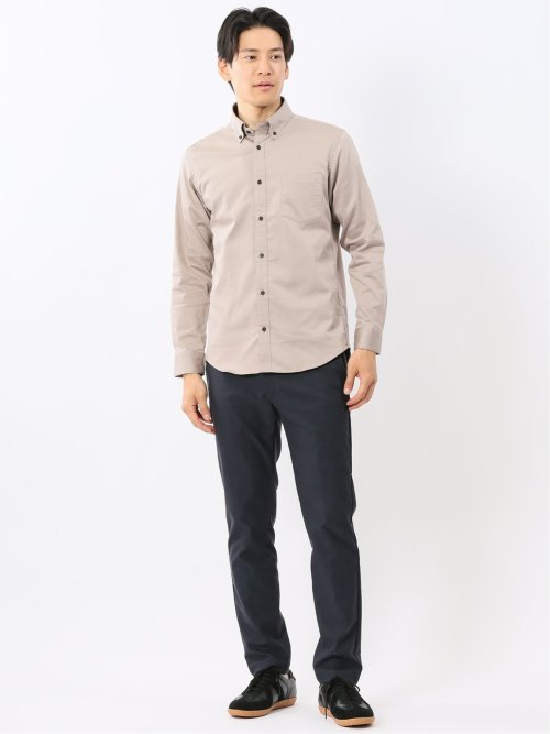 ストレッチ ソラーロ ボタンダウン長袖シャツ