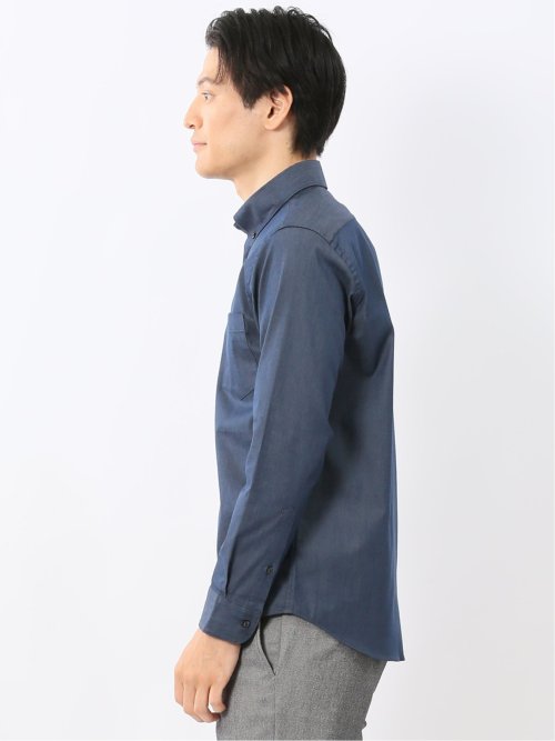 ストレッチ ソラーロ ボタンダウン長袖シャツ