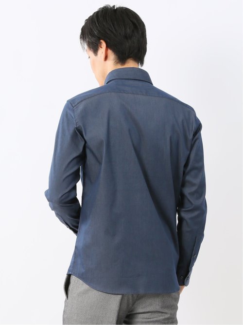 ストレッチ ソラーロ ボタンダウン長袖シャツ