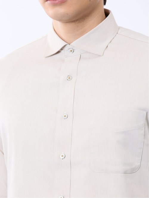 ストレッチ ソラーロ ワイドカラー7分袖シャツ