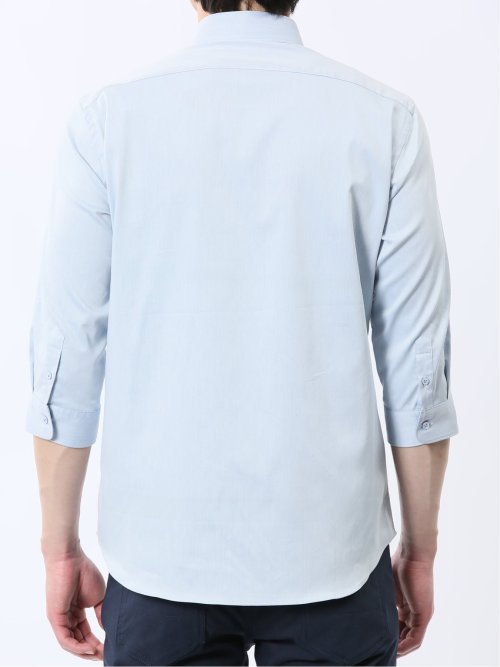 ストレッチ ソラーロ ワイドカラー7分袖シャツ