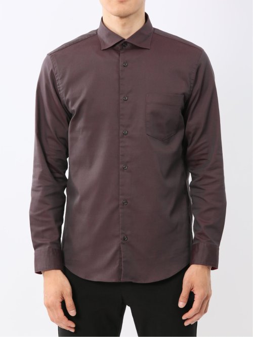 ストレッチ ソラーロ ワイドカラー長袖シャツ